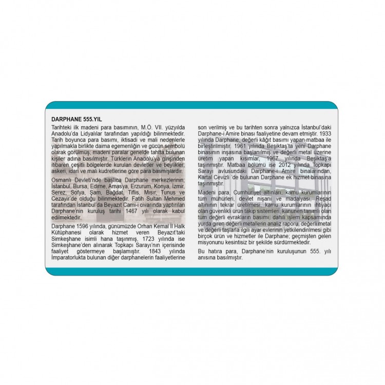 Darphane Hatıra Para,Gümüş Hatıra Para