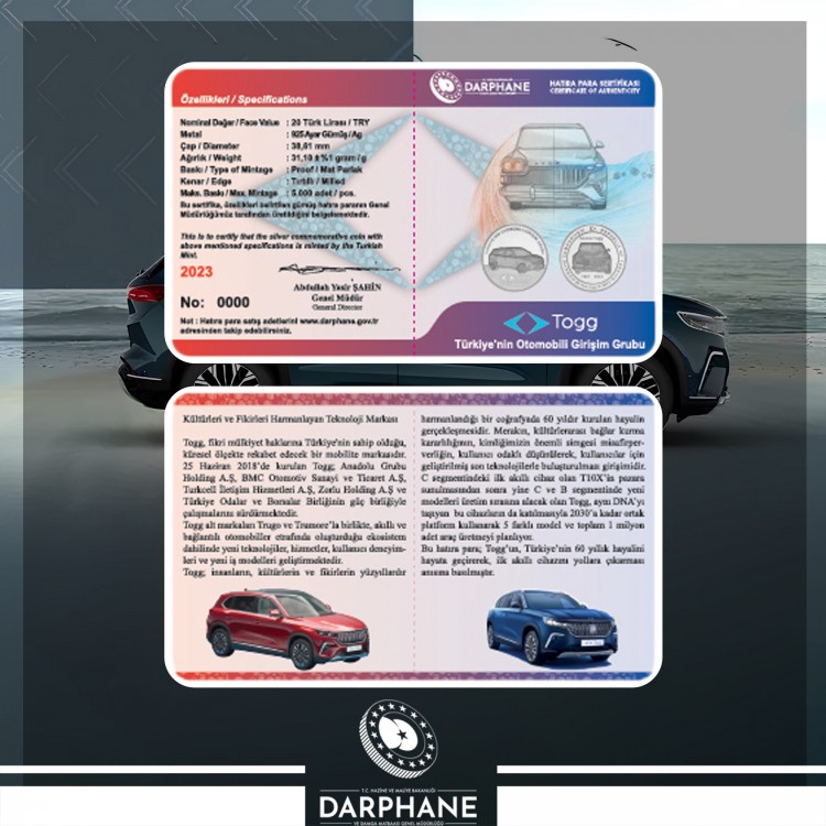 Darphane Hatıra Para,Gümüş Hatıra Para