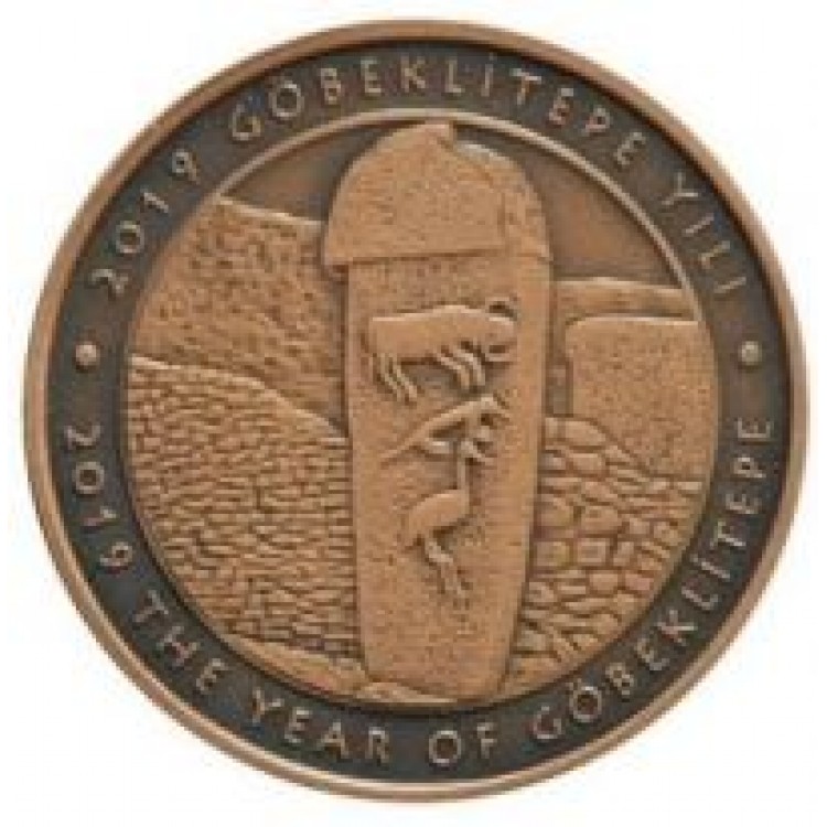Göbeklitepe Yılı Bronz Hatıra Para Çil Sertifikalı 2019 PDC131 Göbeklitepe Yılı Bronz Hatıra Para Çil Sertifikalı 2019 PDC131