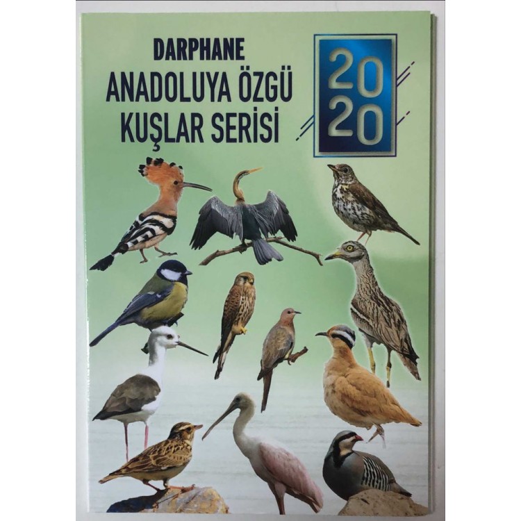 Anadoluya Özgü Kuşlar Seti 12 Adet Alüminyum 2020 Özel Kitinde PDD45 Anadoluya Özgü Kuşlar Seti 12 Adet Alüminyum 2020 Özel Kitinde PDD45