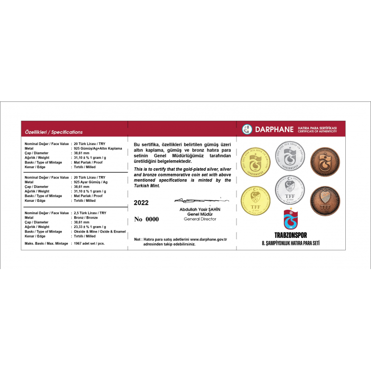 Darphane Hatıra Para,Gümüş Hatıra Para