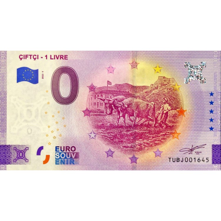 Çiftçi 1 Livre - 0 Euro 2022 Seri:TUBJ Çil PDL32