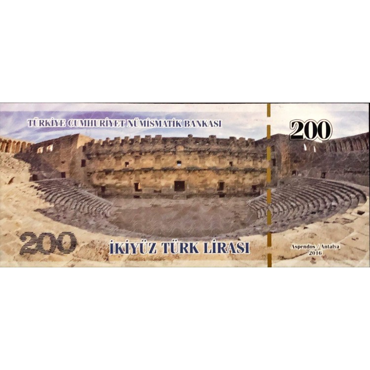 Ulu Önder Atatürk Fantezi 200 Lira 2016 PDL42