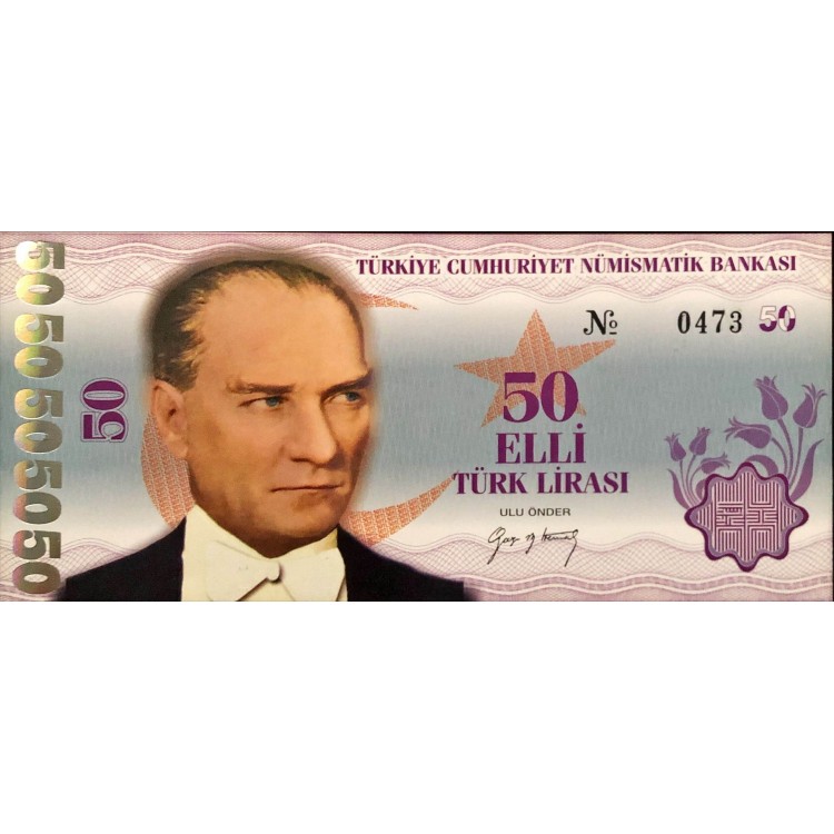 Ulu Önder Atatürk Fantezi 50 Lira 2016 PDL40