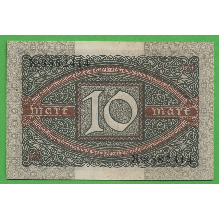 Almanya 10 Mark 1920 Çil 