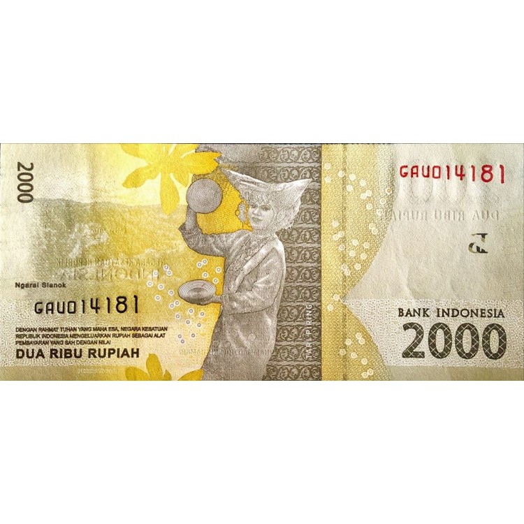 Endonezya 2.000 Rupi 2016 Çil PDC337