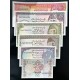 Pakistan 1-2-5-10-50-100 Rupi 6Lı Para Seti 1986-2006 Çil PDC374 (Zımba Delikli)