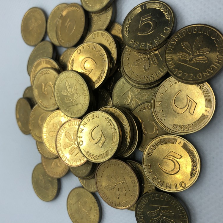 Almanya 5 Pfennig 1972 J Çil (KM# 107)