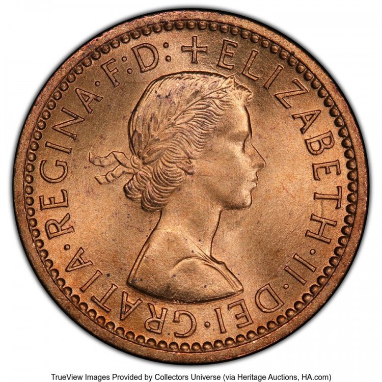 İngiltere (UnitedKingdom) 1 Farthing 1955 Çil PDA17