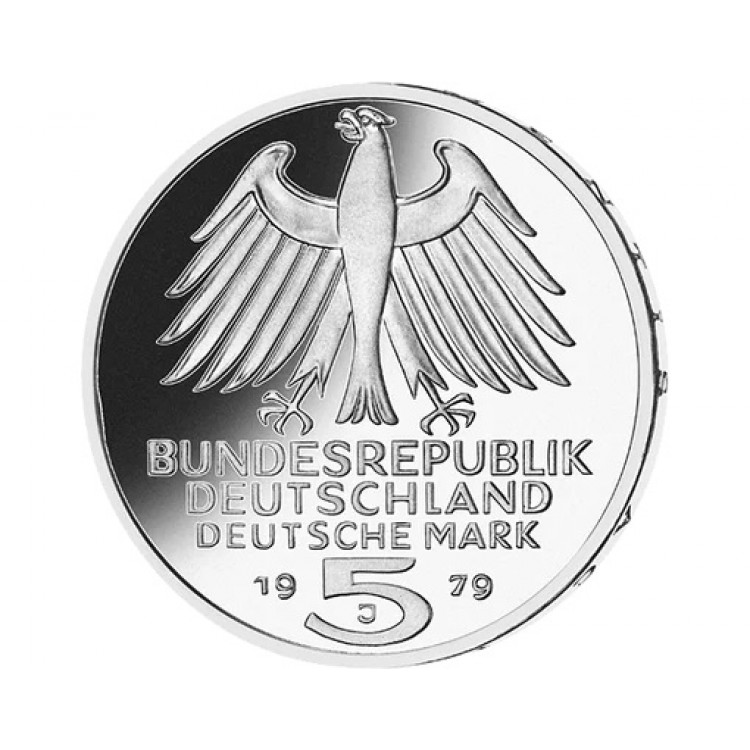 Almanya 5 Mark 1979 J Gümüş (German Archaeological Institute) KM#150