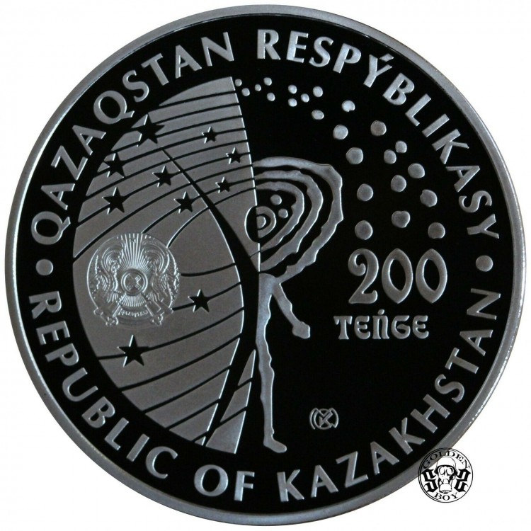 Kazakistan 200 Tenge Belka-Strelka 2020 Hatıra Para Kutulu PDC128