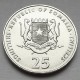 Somalia 25 Shillings 2001 Soccer Hatıra Para Çil PDC184