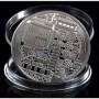 Bitcoin Gümüş Kaplama Madalyon PDC7