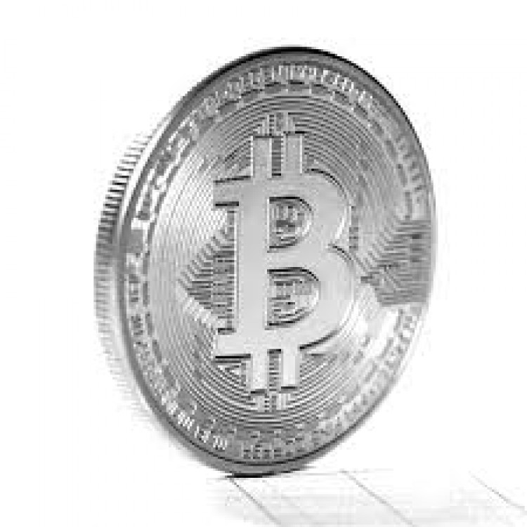 Bitcoin Gümüş Kaplama Madalyon PDC7