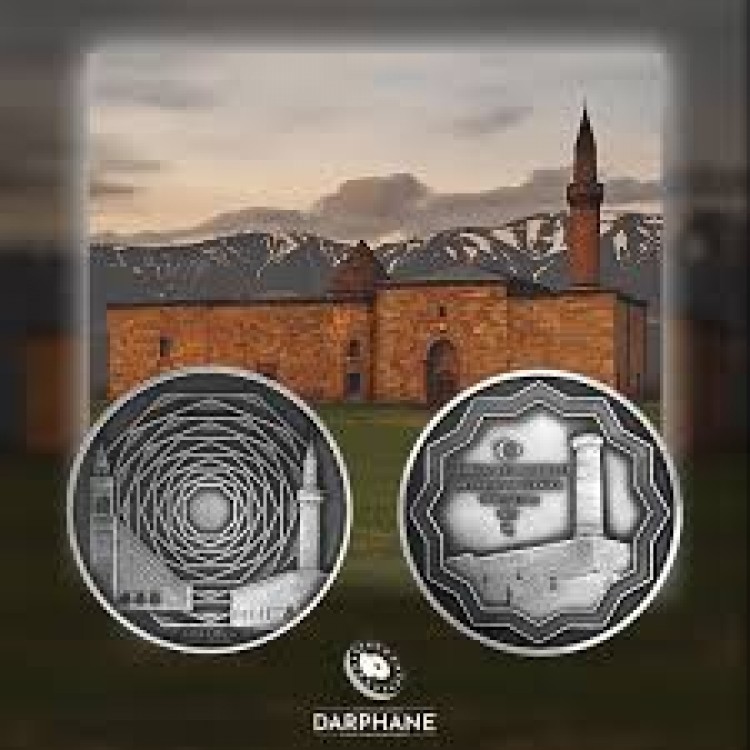 Erzurum Ulu Camii Gümüş Hatıra Para Çil Sertifikalı Okside 2025