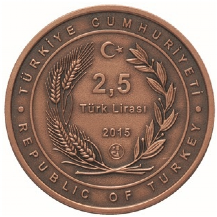 Nusret Mayın Döşeme Gemisi Bronz Hatıra Para Çil Sertifikalı 2015