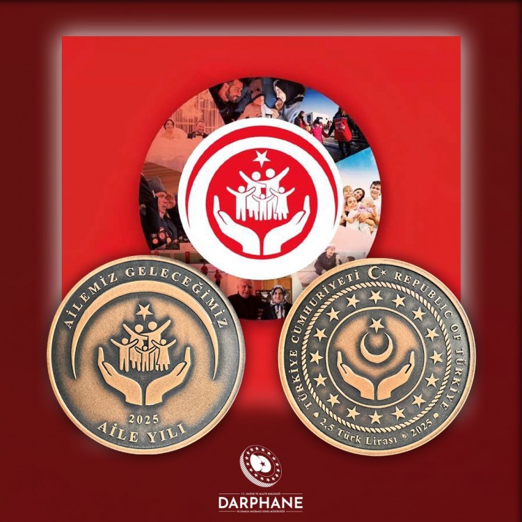 Aile Yılı Bronz Okside Hatıra Para Çil Sertifikalı 2025