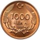 1.000 Lira 1995 Çil Bakır