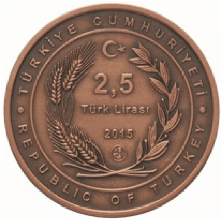 Hamidiye Kruvazörü Bronz Hatıra Para Çil Sertifikalı 2015